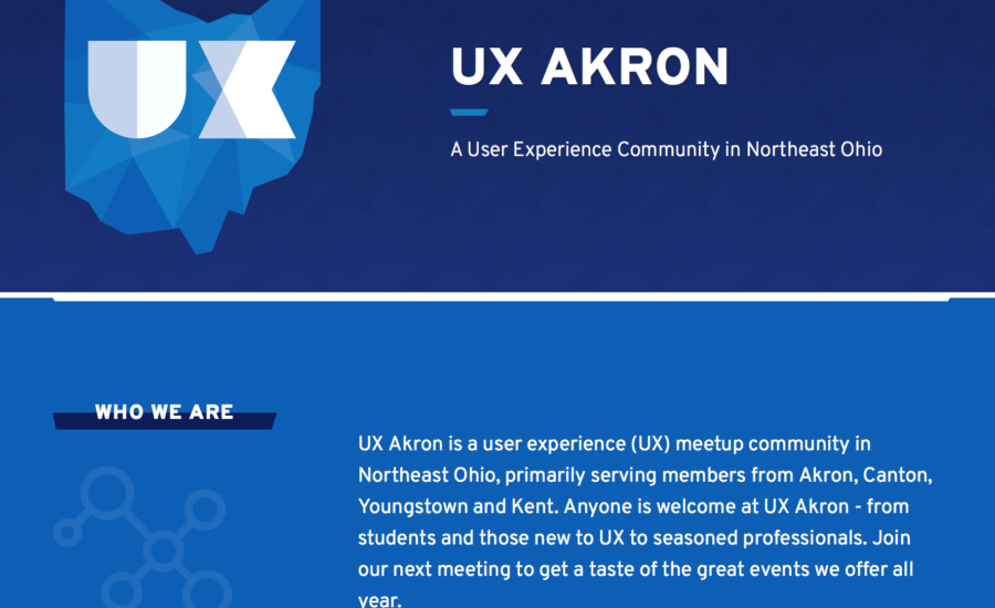 UX Akron Screenshot